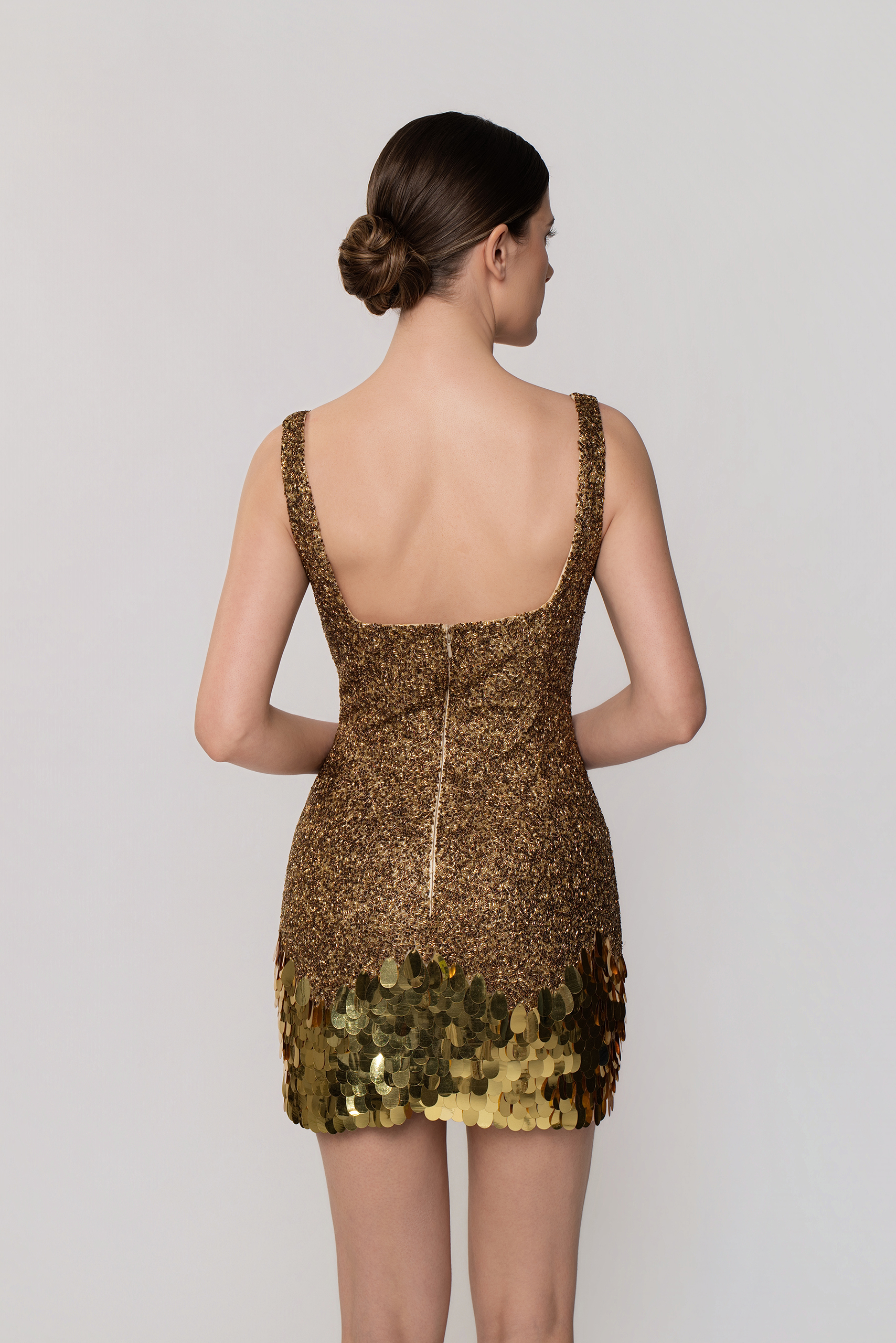 Livia dress - Gold - Image 3