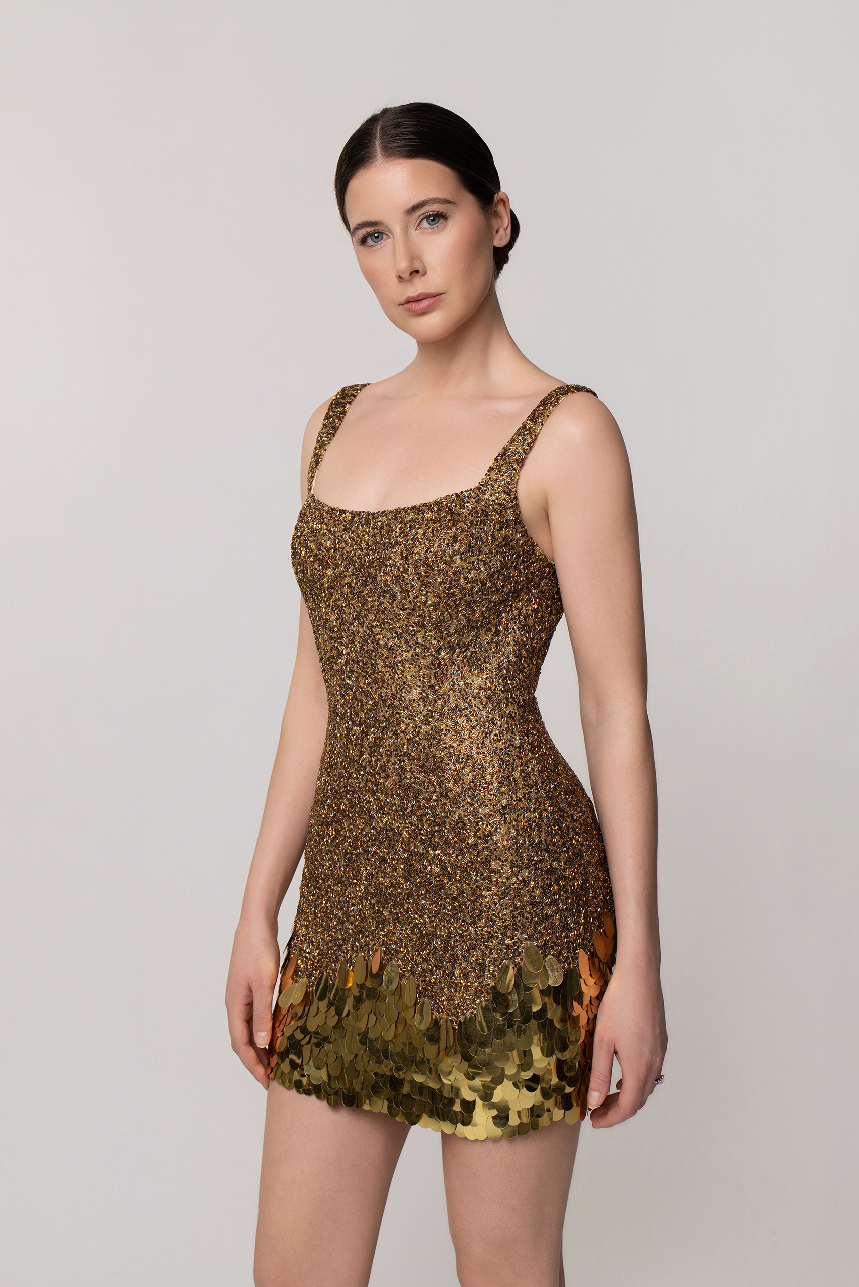 Livia dress - Gold - Image 2