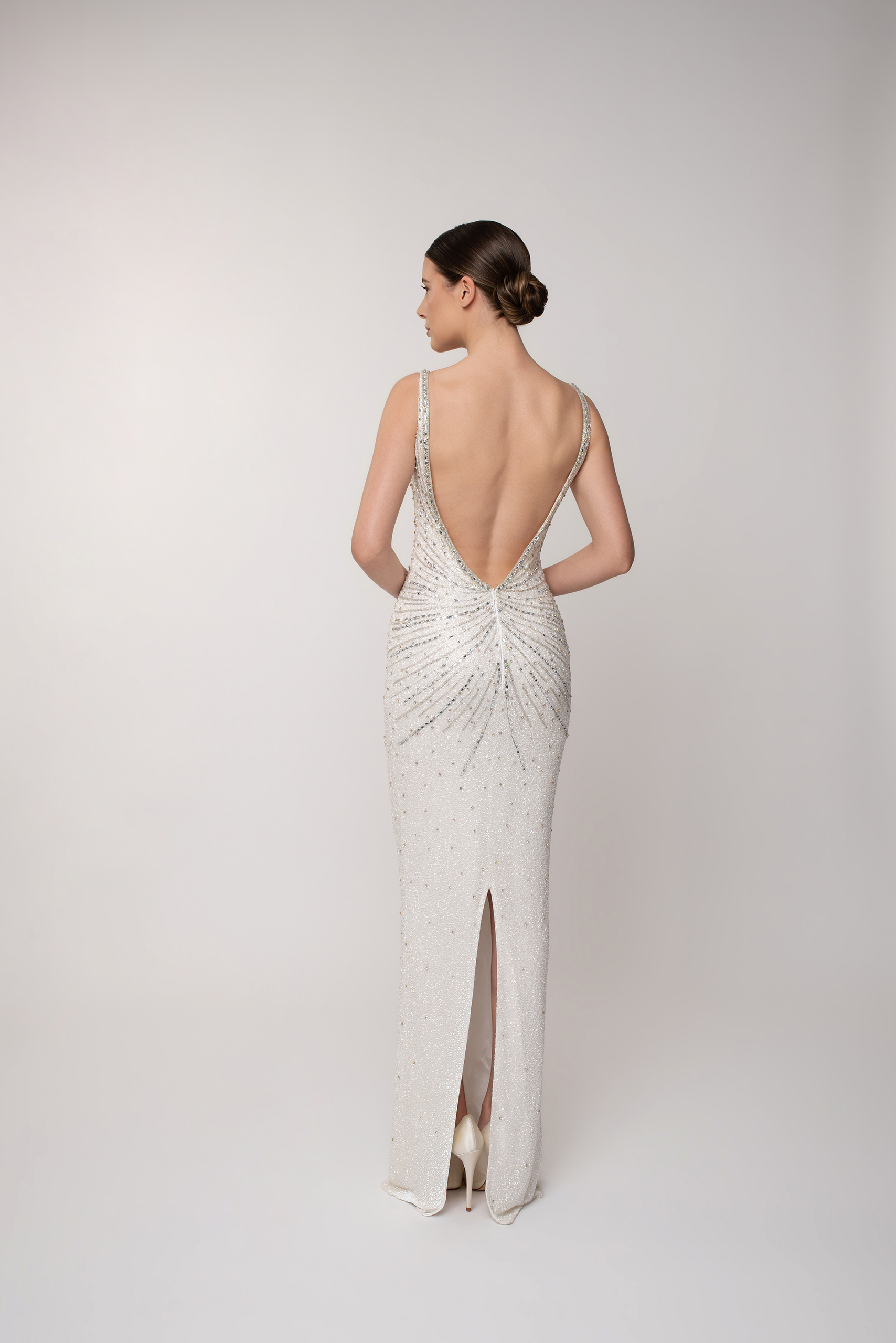 Raven dress - Pearl/Silver - Image 3