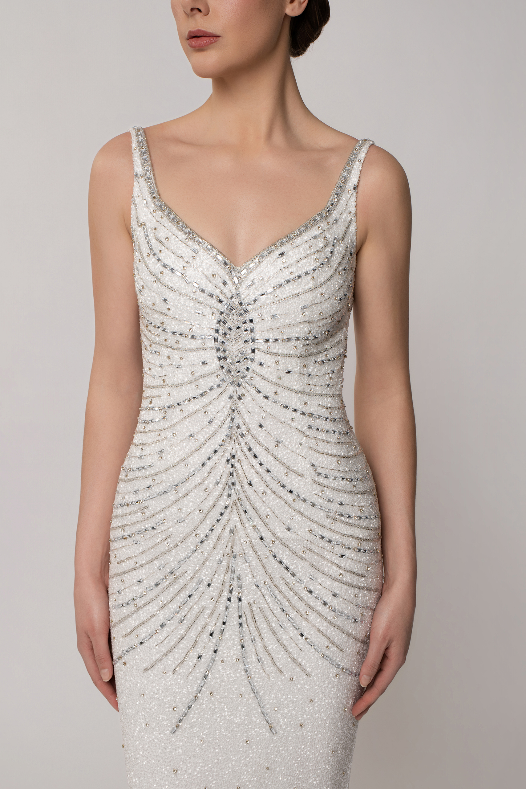 Raven dress - Pearl/Silver - Image 4