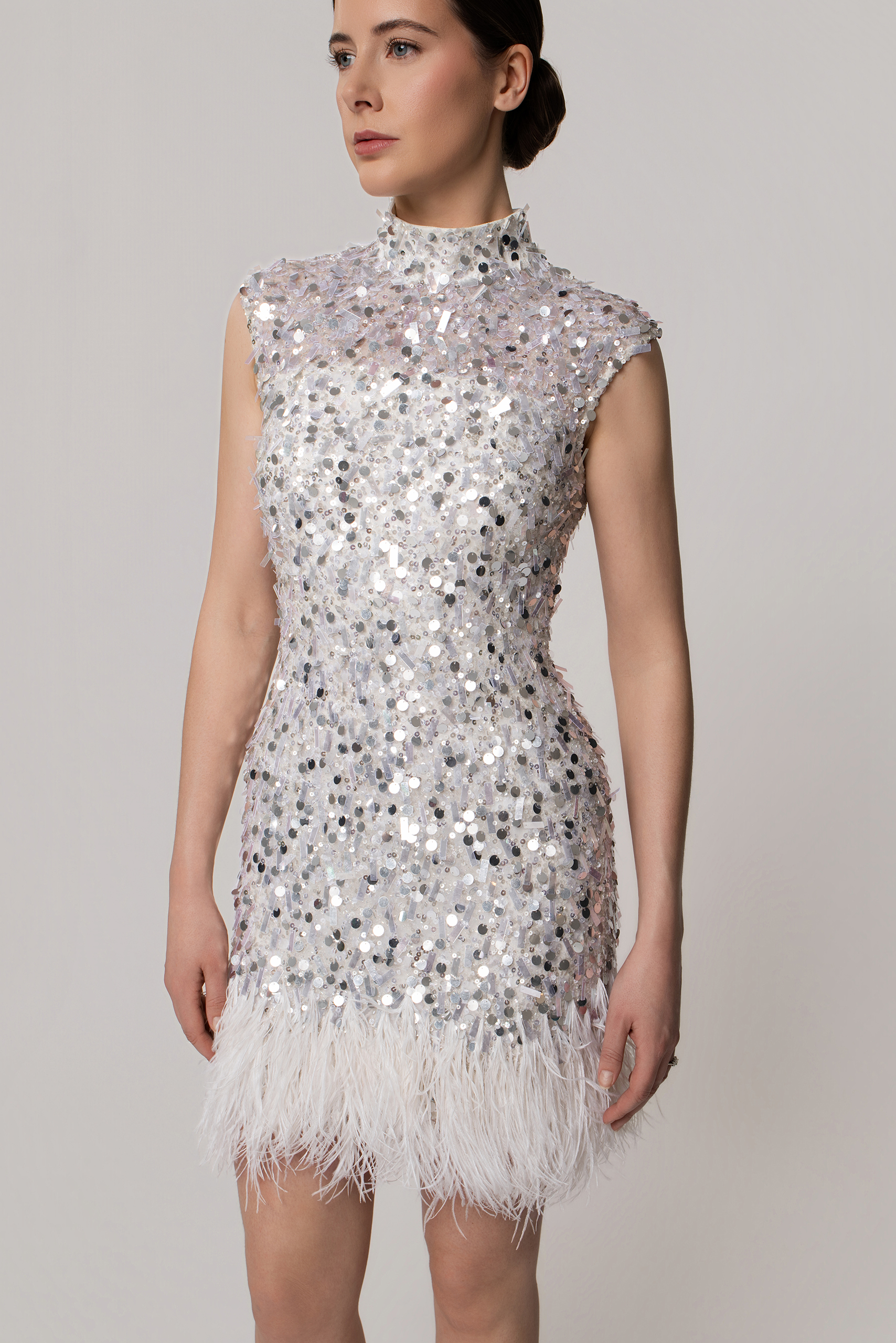 Roxie dress - Soft silver
