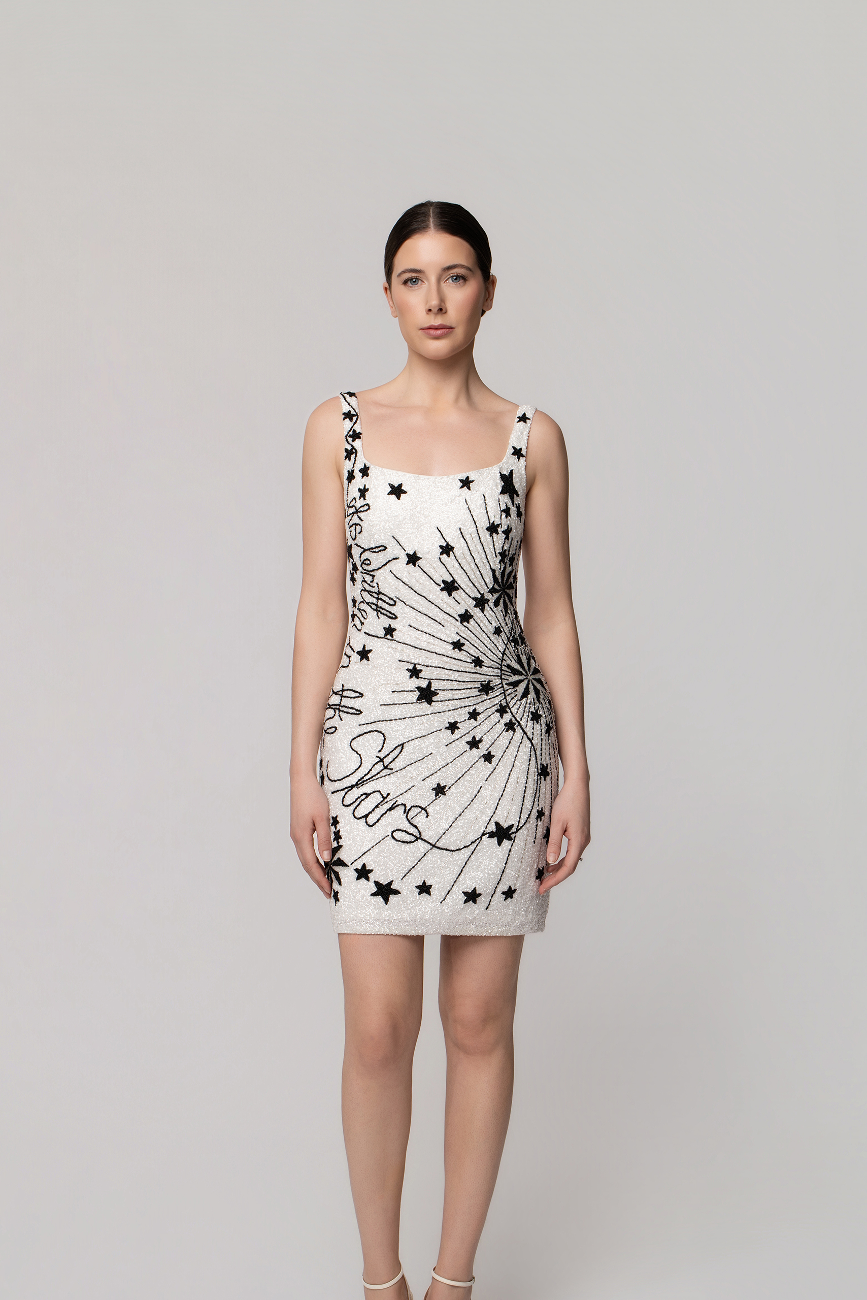 Wren dress - Black and White